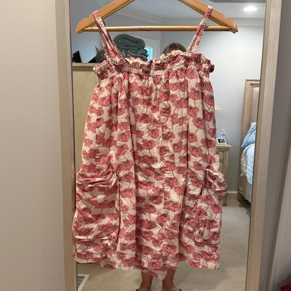 Zara Pink Floral Dress (40)